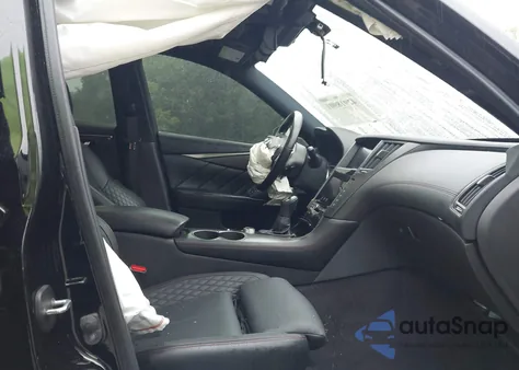 2021 Infiniti Q50 Red Sport 400 from USA, damaged, VIN JN1FV7DP6MM850115